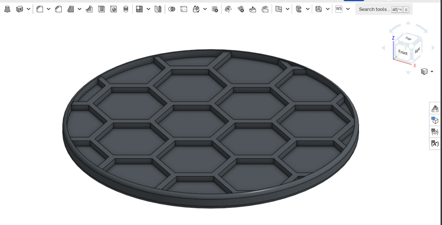 Geometric Honeycomb Coaster Set I Modern Design I 6 pack